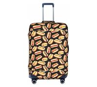 TTIGLHOH Fun Food Hot Dogs - Protección contra arañazos lista para viajes, excluye la funda de maleta para evitar que el equipaje se mezcle, White, M