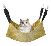 TTIGLHOH Gold Bling - Hamaca para mascotas, para gatos, hurones, cama suave, adecuada para mascotas, cobayas, hámster, gatito