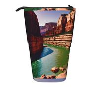 TTIGLHOH Grand Canyon - Estuche de pie para niñas y niños, estuche telescópico para niños, gran capacidad para la escuela, Black, Talla única, Organizador de bolsas