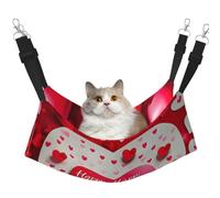TTIGLHOH Happy Valentine'S Day - Hamaca para mascotas, gatos, hurones, cama suave, adecuada para mascotas, cobayas, hámster, gatito