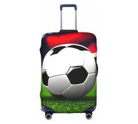 TTIGLHOH Impresión de balón deportivo de fútbol para viajes, protección contra arañazos, excluye la funda de maleta para evitar que el equipaje se mezcle, White, XL