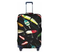 TTIGLHOH Impresión de señuelo de pesca, protección contra arañazos, no incluye la funda de la maleta para evitar que el equipaje se mezcle, White, XL