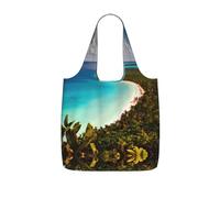 TTIGLHOH Island of Cuba - Bolsa de compras reutilizable y plegable, ligera, 25 L, para viajes de comestibles