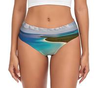 TTIGLHOH Island Of Cuba - Calzoncillos cómodos para mujer, sin costuras, para uso diario, ropa interior suave y transpirable, Negro, XL