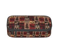 TTIGLHOH Lodge Bear - Estuche para lápices de gran capacidad, elegante estuche para lápices, organizador para oficina, universidad, escuela, Black, Talla única, Organizador de bolsas