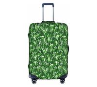TTIGLHOH Monstera Deliciosa Banana Palm Printing Travel Ready Protección contra arañazos excluye la funda de maleta evita que el equipaje se mezcle, White, XL