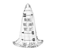 TTIGLHOH Not All Who Wander Are Lost - Disfraz de capa larga para adolescentes, cosplay, disfraz de fiesta de Halloween