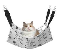 TTIGLHOH Not All Who Wander Are Lost - Hamaca para mascotas, gatos, hurones, cama suave, adecuada para mascotas, conejillo de indias, hámster, gatito