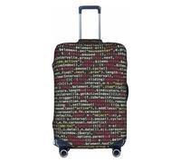TTIGLHOH Programador de código de programación para impresión de viaje, protección contra arañazos, excluye la funda de la maleta evita que el equipaje se mezcle, White, L