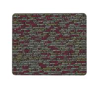 TTIGLHOH Programmer Programming Code - Alfombrilla gruesa para mouse con borde de punto de bloqueo, superficie antideslizante estable para uso en computadora