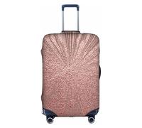 TTIGLHOH Protección contra arañazos con impresión rosa y oro rosa, no incluye la funda de maleta para evitar que el equipaje se mezcle, White, L