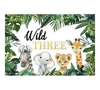 Ttincceer 220x150cm Salvaje Tres telón de Fondo Selva Vida Silvestre Plantas Tropicales fotografía Fondo niño niña Fiesta de cumpleaños decoración Banner Estudio fotográfico Cabina Prop