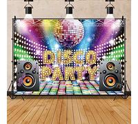Ttincceer 300x200cm Disco telón de Fondo Vintage Disco salón de Baile Club Nocturno Neón fotografía Volver a los años 80 y 90 Fiesta Estudio Retrato fotografía Accesorios