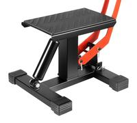 TTISJHK Soporte hidráulico para motocicleta Offroad, altura regulable 25-40 cm, soporte en H con panel de goma, capacidad de carga de 400 kg, taller y garaje para Enduro, ATV y Dirt Bike