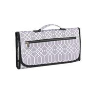 Ttiy Cambiador de bebé impermeable cambiador de pañales portátil cambiador de viaje con bolsillo para toallitas para viajes al aire libre 1 pieza (gris)