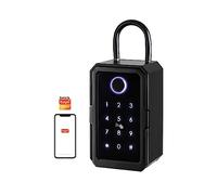 TTLOCK/Tuya, caja de bloqueo llave inteligente con huella dactilar, fuerte IP65, contraseña impermeable, Control teléfono, llaves montaje en pared, almacenamiento seguro Acceso rápido(Tuya version)
