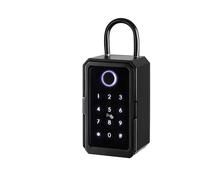 TTLOCK/Tuya, caja de bloqueo llave inteligente con huella dactilar, fuerte IP65, contraseña impermeable, Control teléfono, llaves montaje en pared, almacenamiento seguro Acceso rápido(TTlock version)