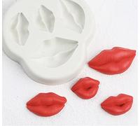 TTOA -Molde de fondant de silicona para labios sensuales de San Valentín | Molde de manualidades de azúcar | Arcilla | Decoración de pastel | San Valentín