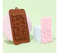 TTOA - Molde de silicona de barra de chocolate de burbujas | Molde de fiesta divertido | Decoración de pasteles