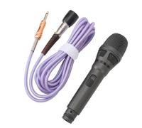 TTOCAR Micrófono con Cable, Micrófono Cardioide de Mano de Metal, Micrófono Vocal Dinámico, Micrófono de Karaoke con Cable para Altavoces, Máquina Mezcladora, Karaoke, Canto, Discurso,