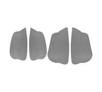 TTOILS 4 Uds. Embellecedor de Cubierta de reposabrazos de Panel de Puerta Interior de Coche de Cuero de Microfibra, para Accesorios Citroen Xsara Picasso