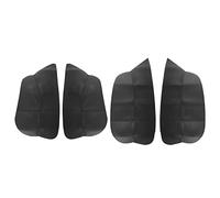 TTOILS 4 Uds. Embellecedor de Cubierta de reposabrazos de Panel de Puerta Interior de Coche de Cuero de Microfibra, para Accesorios Citroen Xsara Picasso