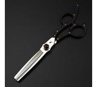 TTOOGO 6.0 pulgadas de cabello profesional con mango de madera de ébano - Tijeras de salón de acero de 6Cr (disponibles como corte de corte o cizallamiento de adelgazamiento),B