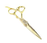 TTOOGO Tijeras de peluquería profesionales de 6 pulgadas: cizallas de corte de cabello de acero inoxidable de 9CR con dureza de 62 HRC, 17.5 cm de longitud total,A