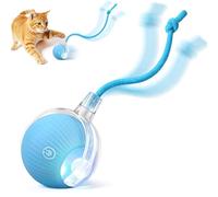 TTPOLONG - Juguete interactivo para gato, tres modos ajustables con función de despertador para perro gato (azul)