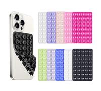 TTPSRY 10 Pcs Silicona Ventosa Móvil Soportes Multipropósito Accesorios Teléfono Soporte de Agarre Manos Libres para Baño Maquillaje Selfie(Multicolor)