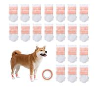 TTPSRY 20 Unidades Protectores Patas Perro Desechables Calcetines Protección Canina Talla S Botas Antideslizantes Mascotas