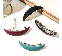 TTPSRY 6 Piezas Horquillas Pelo Ovaladas Mate Pinzas Cabello Curvas Pasadores Metálicos Multicolor Accesorios Peinado Mujer