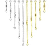 TTPSRY Alargadores Cadena Magnéticos Cierre Seguro Extensores Collar Pulsera Ajustables Longitud Variable Cierre Langosta Accesorios Joyería