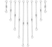 TTPSRY Alargadores Cadena Magnéticos Cierre Seguro Extensores Collar Pulsera Ajustables Longitud Variable Cierre Langosta Accesorios Joyería