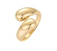 TTPSRY Anillo Espiral Minimalista Ajustable Brillante Joyería Elegante Estilo Contemporáneo Accesorios Mujer