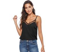 TTPSRY Camiseta Tirantes Mujer Tank Top Camisola Verano Cuello V Transparente sin Mangas Blusa Ropa Deportiva Tops Casual Algodon Elegante