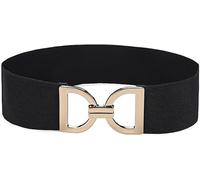 TTPSRY Cinturón Elástico Mujer Hebilla Metálica Decorativa Ajustable Accesorio Vestido Elegante Complemento Atuendo Diario