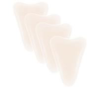 TTPSRY Cuatro Piezas Camel Adhesivo Íntimo Silicona Invisible Reutilizable Diseño sin Rastro Proteger la Intimidad Apto Bañador Bikini para Mujer Leggings Traje de Baño Almohadilla Impermeable Yoga