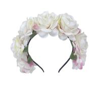 TTPSRY Diadema Floral Corona Pétalos Accesorio Cabello Mujer Adorno Pelo Elegante Complemento Peinado Boda Fiesta