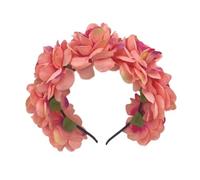 TTPSRY Diadema Floral Corona Pétalos Accesorio Cabello Mujer Adorno Pelo Elegante Complemento Peinado Boda Fiesta