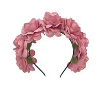 TTPSRY Diadema Floral Corona Pétalos Accesorio Cabello Mujer Adorno Pelo Elegante Complemento Peinado Boda Fiesta