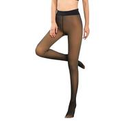 TTPSRY Medias Térmicas Mujer Invierno Medias Translúcidas Medias Forro Polar Pantys Termicos Medias Termicas Transparentes Color Piel(40-70kg/220g)