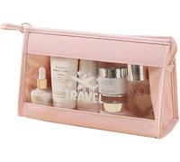 TTPSRY Neceser Transparente Rectangular Organizador Productos Cosméticos Impermeable Portátil Bolsa Aseo Viaje