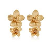 TTPSRY Pendientes de Bohemios Dobles Pendientes de Gota Colgantes de Flores Hipoalergénicos para Mujeres y Niñas