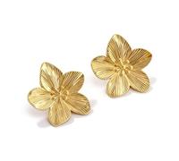 TTPSRY Pendientes Mujer Flor Elegante de Plata Joyas para Mujer Accesorios Pendientes de Moda Aretes para Damas Chicas Regalos Originales