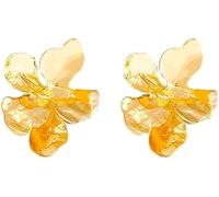 TTPSRY Pendientes Mujer Flor Pendientes de Oro Mujer Elegantes Aretes Joyería Accesorios Moda Regalos para Damas Chicas
