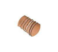 TTPSRY Pulseras Mujer Elegantes Cadena Ajustables Pulsera Oro Set Brazaletes Mujer Acero Inoxidable Joyería Moderna Regalos Accesorios