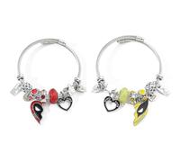 TTPSRY Pulseras Mujer Hombre Ajustables Pareja Cuentas Amuleto Superhéroe Brazalete Amistad Distancia Relación Complementos Accesorios Moda Joyería Regalo Aniversario San Valentín