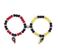 TTPSRY Pulseras Mujer Hombre Ajustables Pareja Cuentas Amuleto Superhéroe Brazalete Amistad Distancia Relación Complementos Accesorios Moda Joyería Regalo Aniversario San Valentín