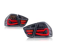TtQfMMS Faros Traseros, para BMW 3 Series E90 2005-2008, Luces Traseras LED Negro, Conjunto de Luces Traseras